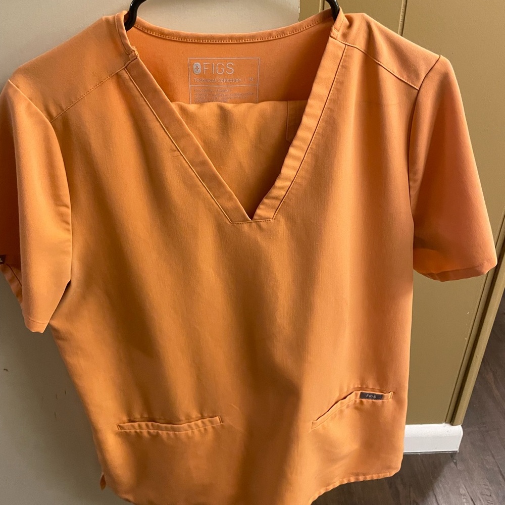 FIGS Women's Orange Top
